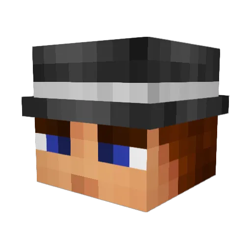 mag_icus Minecraft avatar head, 3D render