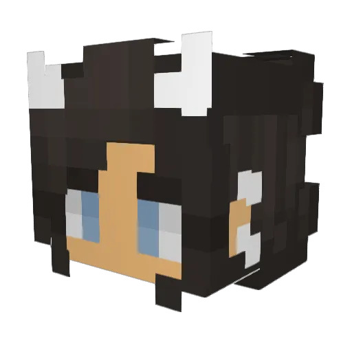 magaio Minecraft avatar head, 3D render