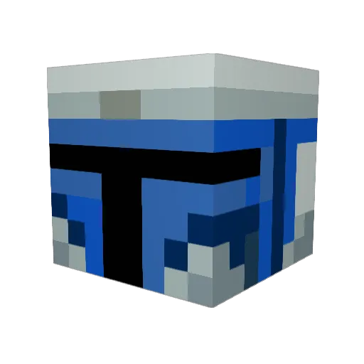 magatzu Minecraft avatar head, 3D render