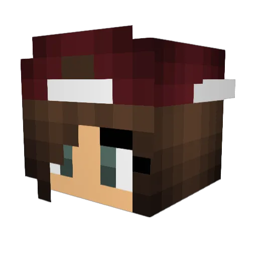 magcon_74 Minecraft avatar head, 3D render