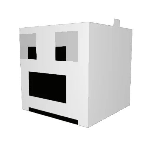 mage45125 Minecraft avatar head, 3D render