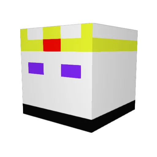 mage6666666666 Minecraft avatar head, 3D render