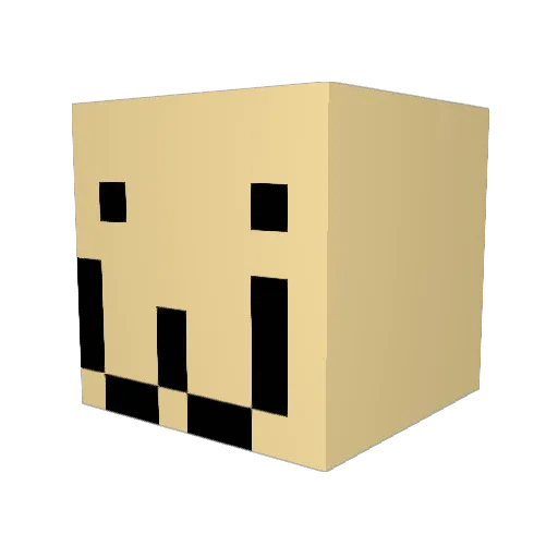 magell_ Minecraft avatar head, 3D render