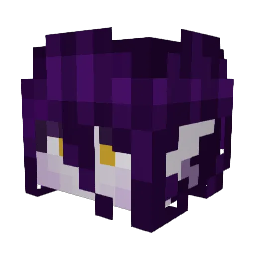 magesirius Minecraft avatar head, 3D render