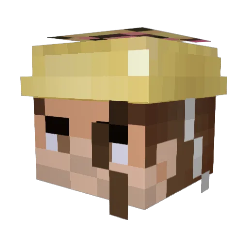 magestalexolo Minecraft avatar head, 3D render
