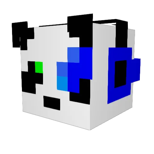 maggervans Minecraft avatar head, 3D render