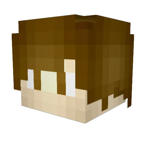 maggi666 Minecraft avatar head, 3D render