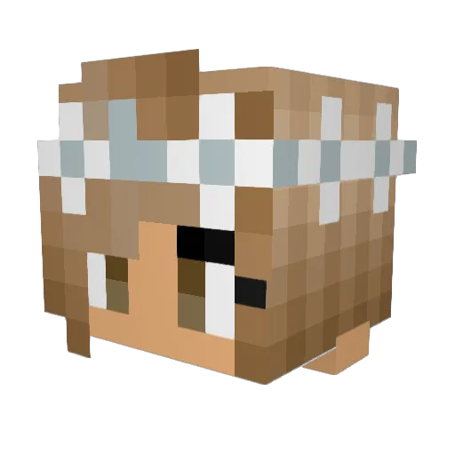 maggie0630 Minecraft avatar head, 3D render