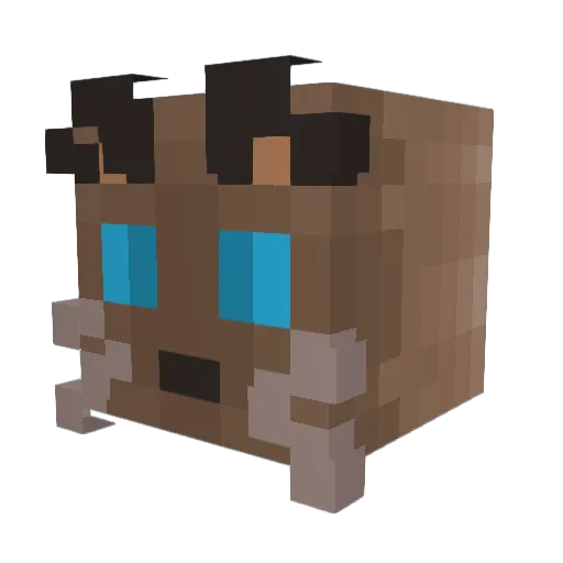 maggief Minecraft avatar head, 3D render