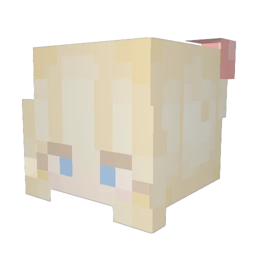 maggiej01 Minecraft avatar head, 3D render