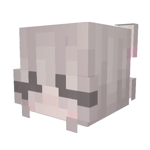 maggiex15 Minecraft avatar head, 3D render