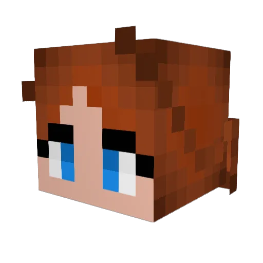 maggpie24 Minecraft avatar head, 3D render