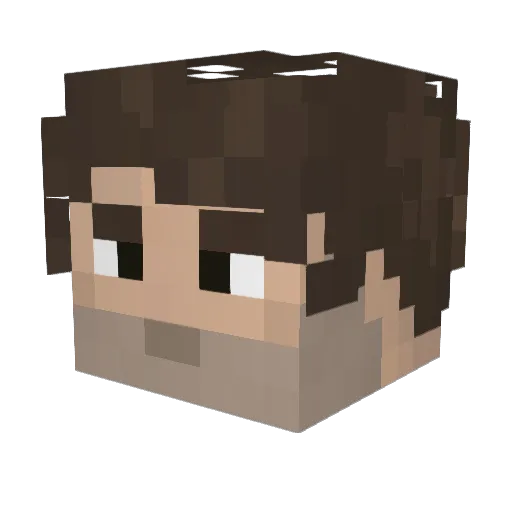 maggstrom Minecraft avatar head, 3D render