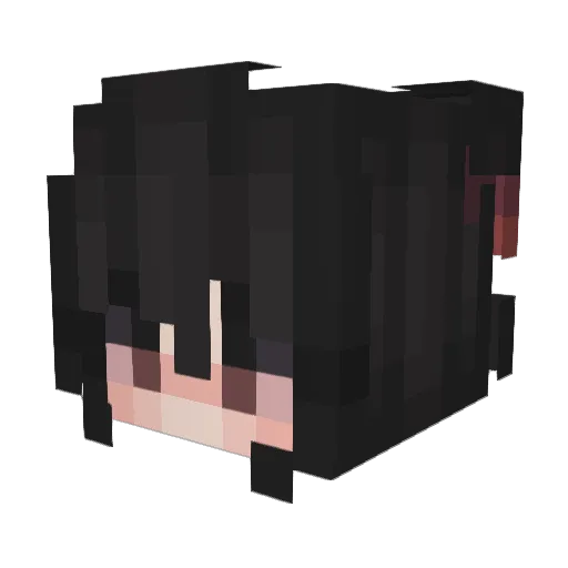 magic_lumia Minecraft avatar head, 3D render