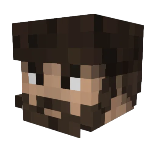magical2477 Minecraft avatar head, 3D render