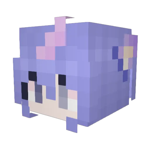 magicalunicorn27 Minecraft avatar head, 3D render