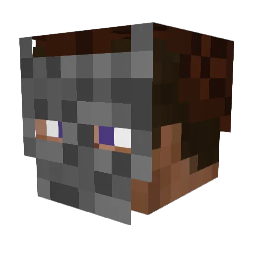 magicassassin Minecraft avatar head, 3D render