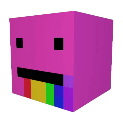 magicb1 Minecraft avatar head, 3D render