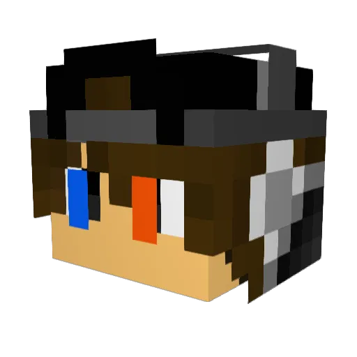 magicduke123 Minecraft avatar head, 3D render