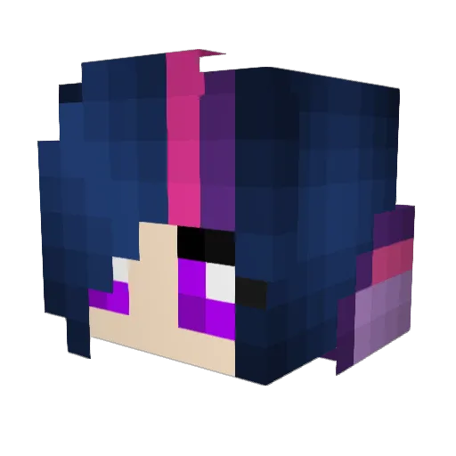 magicgirl2005 Minecraft avatar head, 3D render