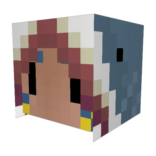 magickai123 Minecraft avatar head, 3D render