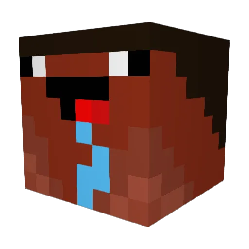 magickliess Minecraft avatar head, 3D render