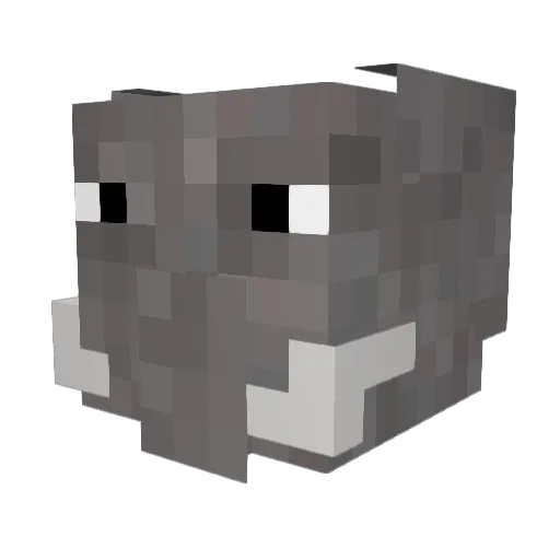 magicmonkeymax Minecraft avatar head, 3D render