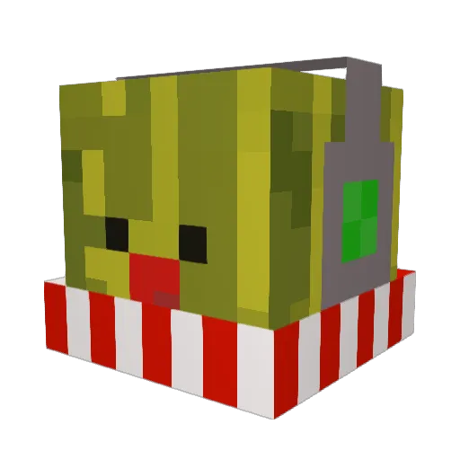 magicmuffler Minecraft avatar head, 3D render