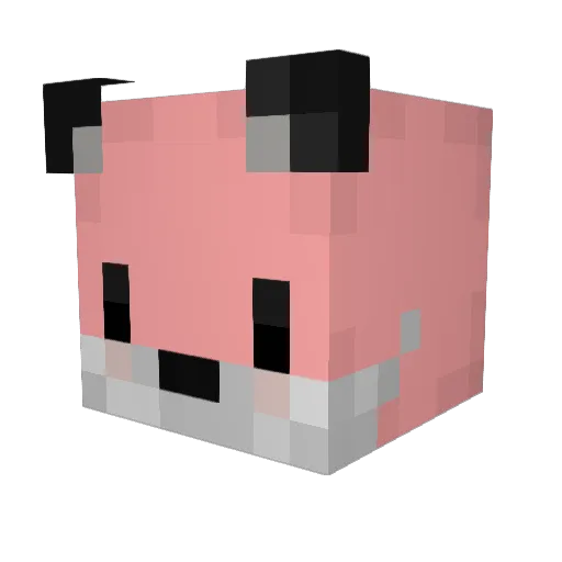 magicofcheese Minecraft avatar head, 3D render