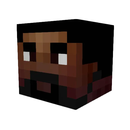 magicoliver Minecraft avatar head, 3D render