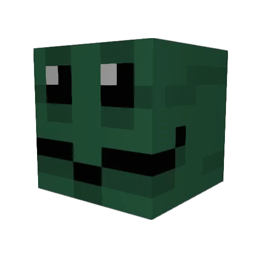magicturtle Minecraft avatar head, 3D render