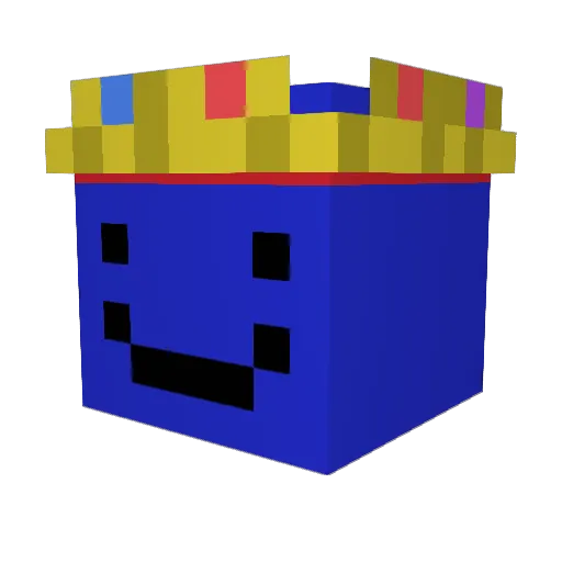 magikman12_ Minecraft avatar head, 3D render
