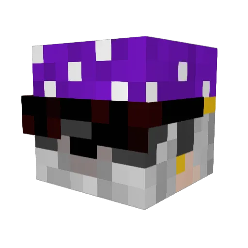 magiko69 Minecraft avatar head, 3D render