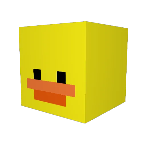 magiwinkler Minecraft avatar head, 3D render