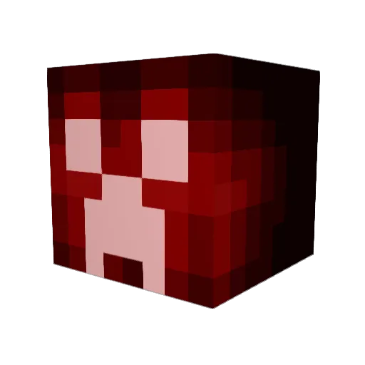 magma342 Minecraft avatar head, 3D render