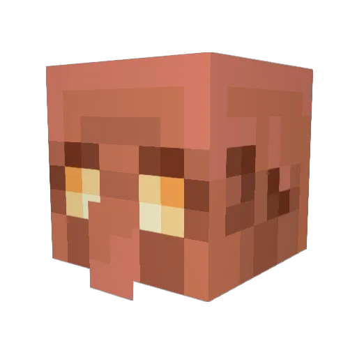 magma_bone Minecraft avatar head, 3D render