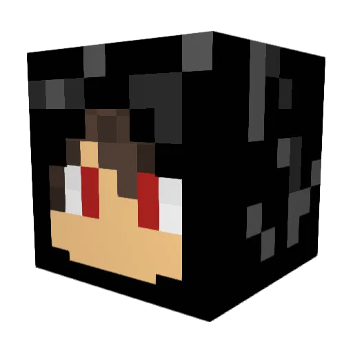 magma_hawk Minecraft avatar head, 3D render