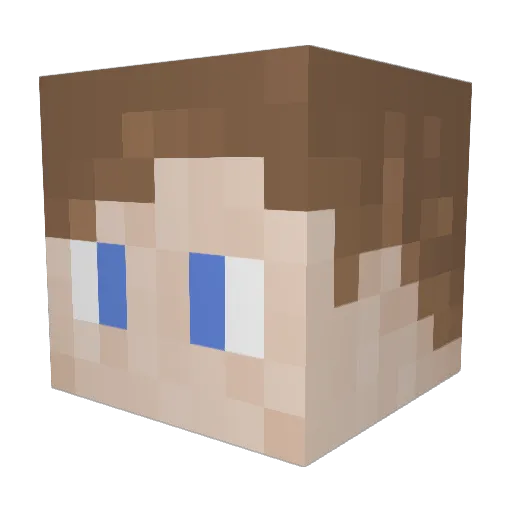 magmag4400 Minecraft avatar head, 3D render