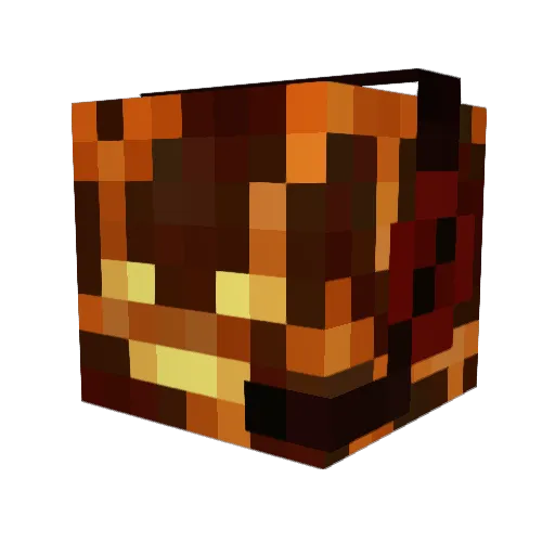 magmamalee Minecraft avatar head, 3D render