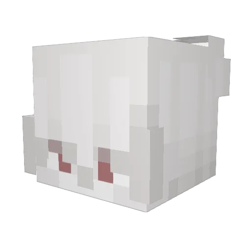 magmapan Minecraft avatar head, 3D render