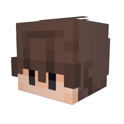 magn_xX Minecraft avatar head, 3D render