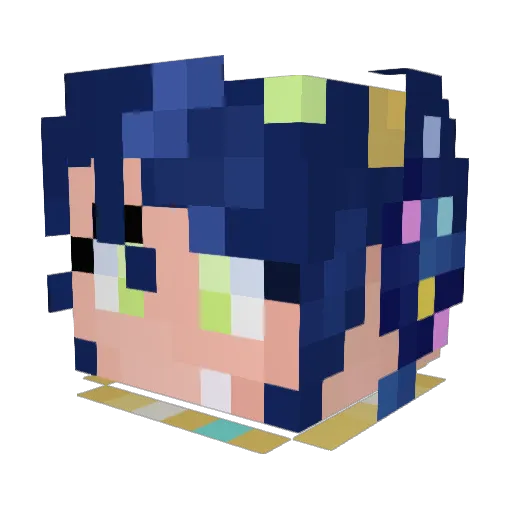 magnanimousmilk Minecraft avatar head, 3D render
