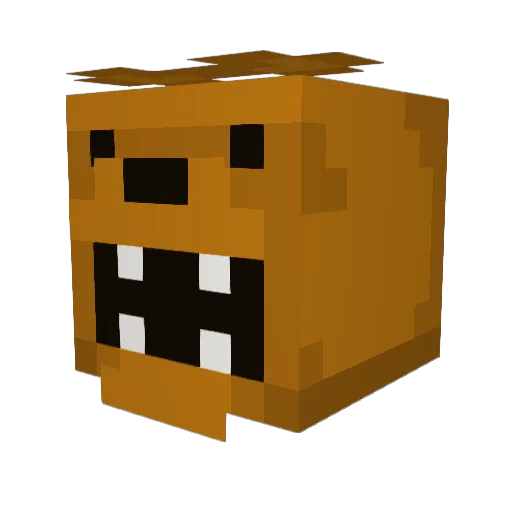 magnerlol Minecraft avatar head, 3D render