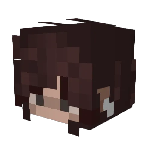 magnolia_720 Minecraft avatar head, 3D render