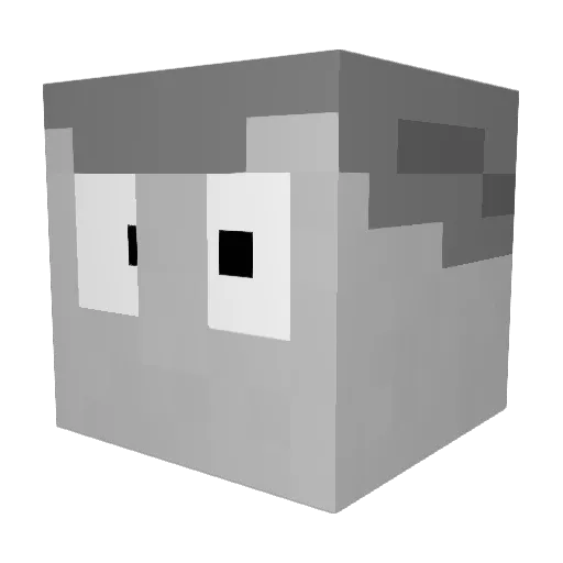 magnusMakGam Minecraft avatar head, 3D render