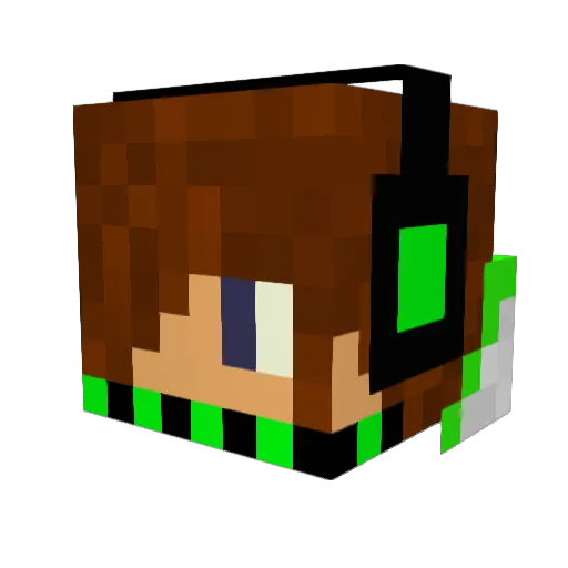 magnus_100 Minecraft avatar head, 3D render