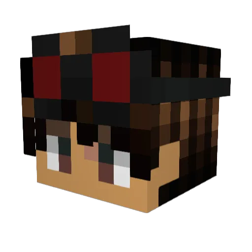 magnusneer Minecraft avatar head, 3D render