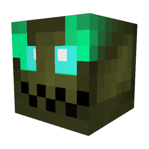 mago30001 Minecraft avatar head, 3D render