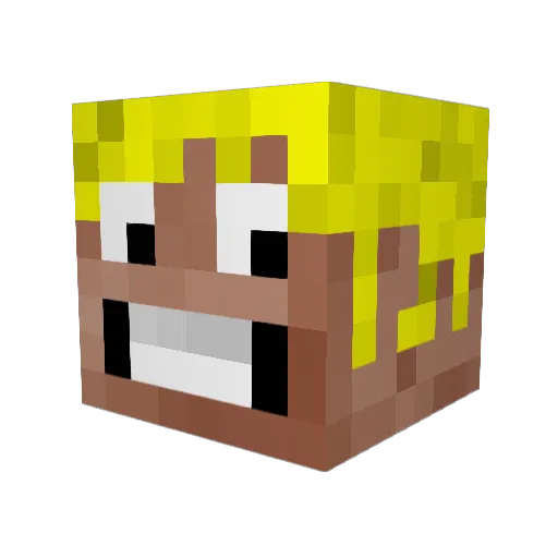magoangelESP Minecraft avatar head, 3D render