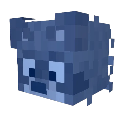 magone26_ Minecraft avatar head, 3D render